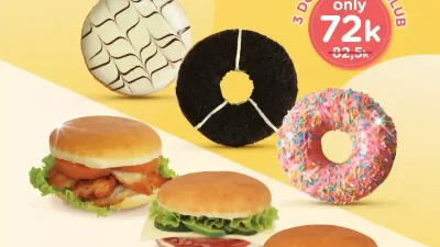 Promo JCO Tasty Duo Beli 3 Donuts+3 J.Club Hanya 72 Ribu