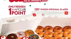 Promo Krispy Kreme Beli 2 Lusin Donat Harga Hanya 108 Ribu 3 Promo Krispy Kreme beli 2 lusin donat hanya Rp 108.000 khusus member MAPCLUB