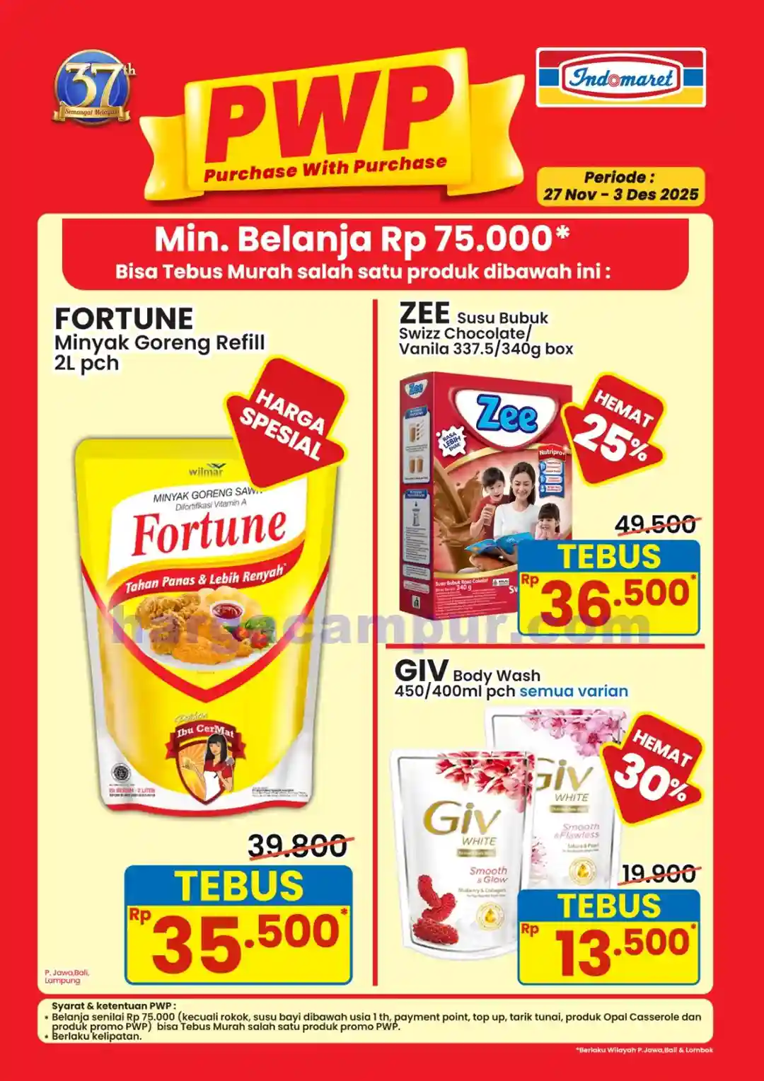Promo PWP Indomaret Purchase With Purchase 27 November 3 Desember 2025