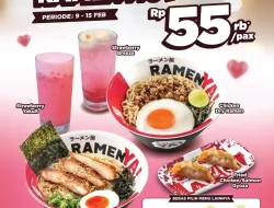 Promo RamenYA! Paket RamenticYA! Rp55.000 Berlaku 9 – 15 Februari 2026
