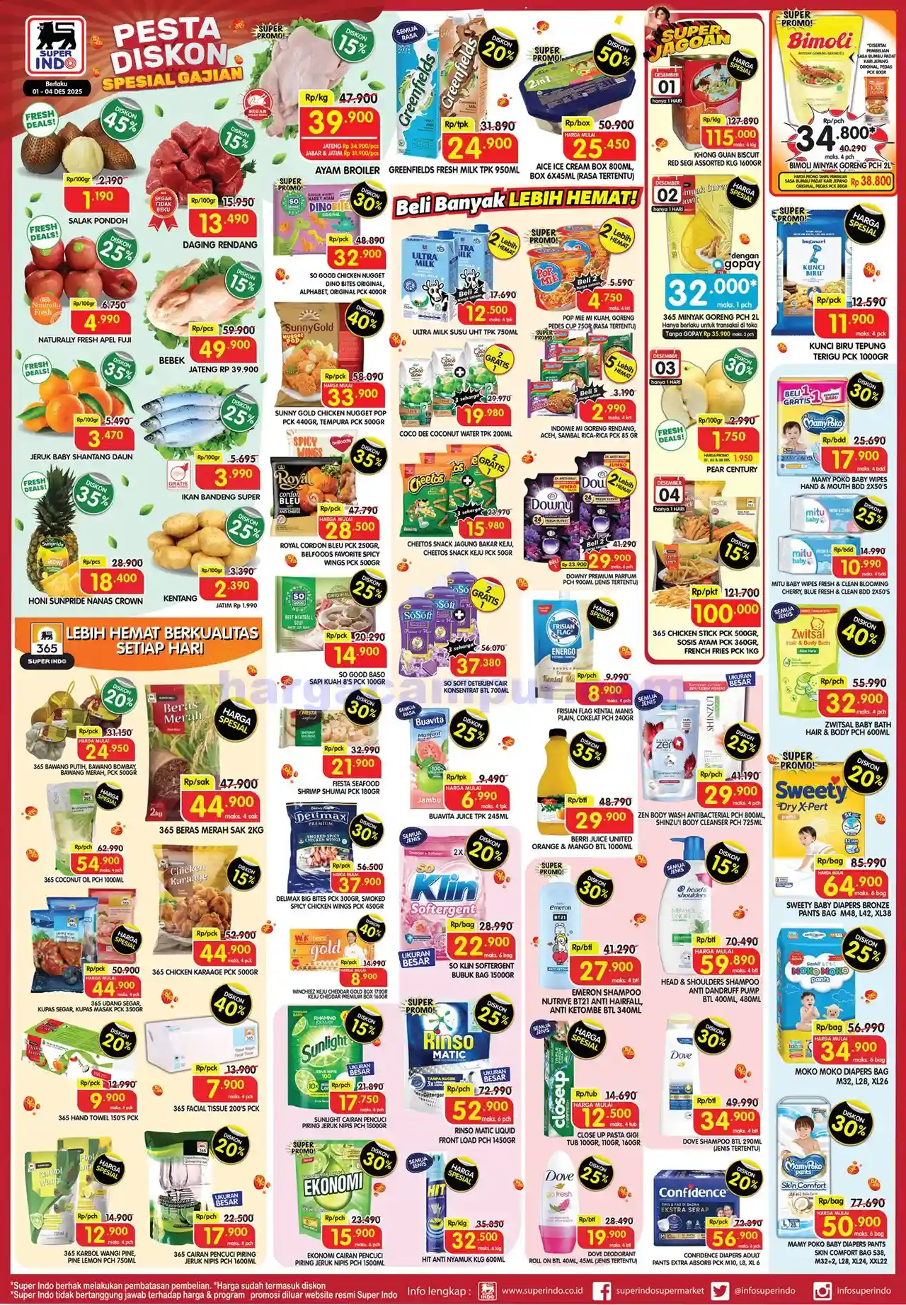 Promo Superindo Weekday Terbaru 1 4 Desember 2025