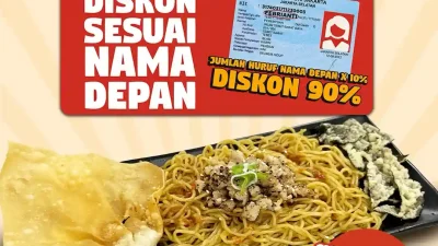 Promo Tsuka Ramen Spesial THR Diskon Sesuai Nama Depan 100%