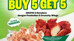 Promo Wingstop Harga Spesial 12.12 Beli 5 Gratis 5 Boneless