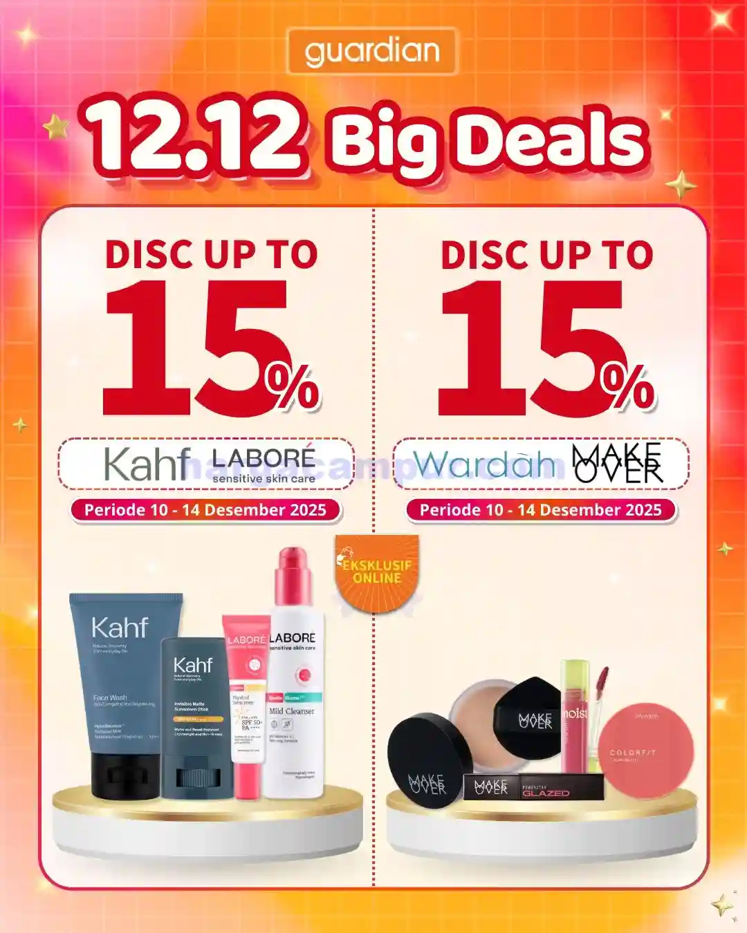 Katalog Harga Promo Guardian Terbaru 18 - 24 Desember 2025 18 Katalog Guardian Promo Spesial 12.12 Big Deals 10 14 Desember 2025 2