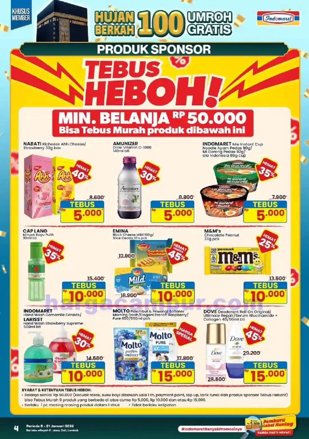 Promo Indomaret Harga Heboh Periode 7 - 13 Januari 2026 1 Source: indomaret.co.id