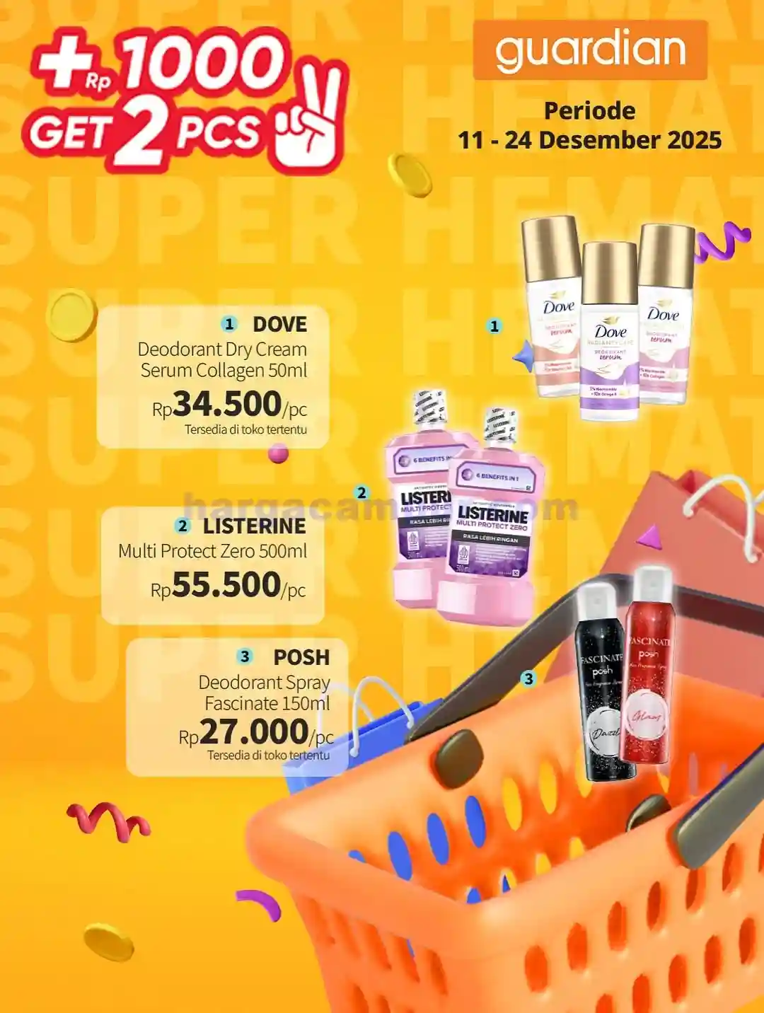 Katalog Harga Promo Guardian Terbaru 18 - 24 Desember 2025 10 Katalog Promo Guardian Terbaru 11 14 Desember 2025 10