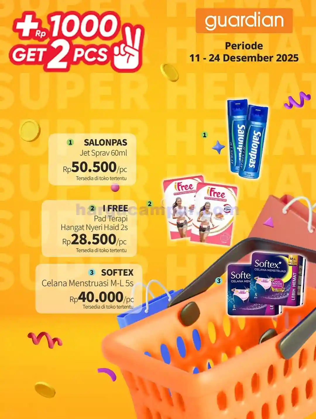 Katalog Harga Promo Guardian Terbaru 18 - 24 Desember 2025 11 Katalog Promo Guardian Terbaru 11 14 Desember 2025 11