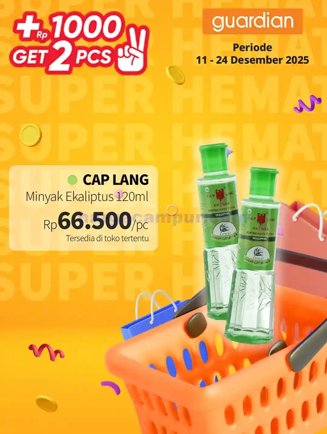 Katalog Harga Promo Guardian Terbaru 18 - 24 Desember 2025 3 Katalog Promo Guardian Terbaru 11 14 Desember 2025 3