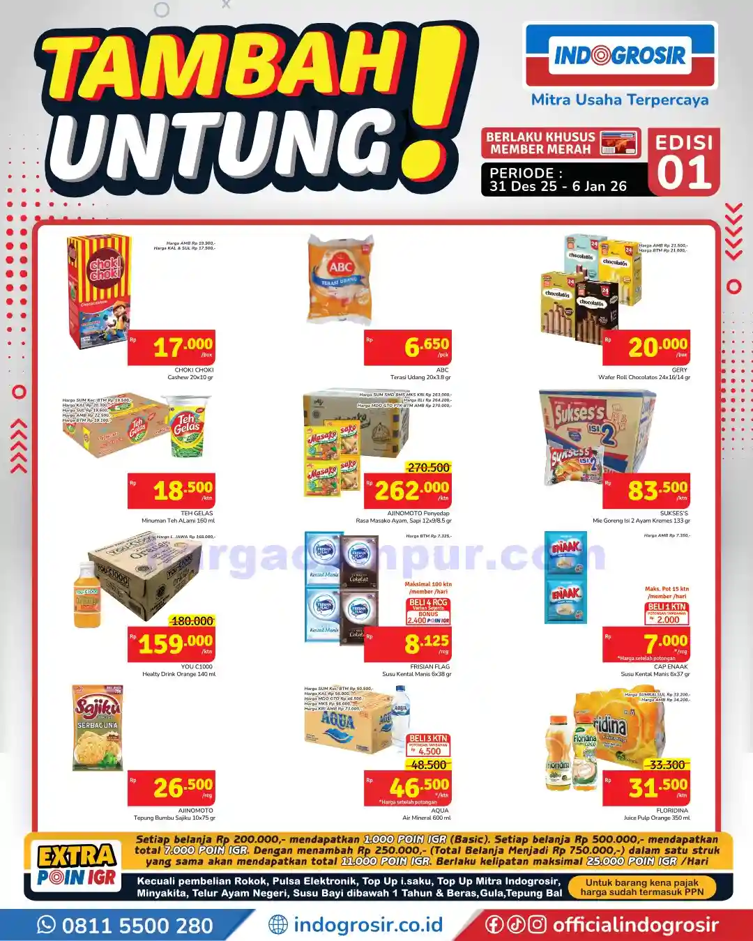 Katalog Promo Indogrosir Harga Hemat 7 - 13 Januari 2026 3 Katalog Promo Indogrosir Harga Hemat 31 Desember 6 Januari 2026 9