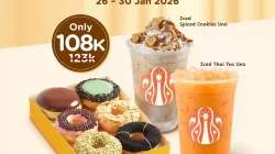 Promo JCO Payday Treats 1/2 Lusin Donuts + Minuman Cuma Rp 108.000 3 Paket Promo JCO Payday Treats 12 Lusin Donuts 2 Minuman Rp 108.000