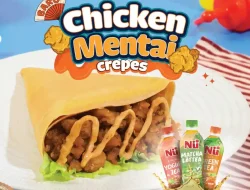 Promo Dcrepes Spesial Beli Chicken Mentai + NuTea Diskon 4 Ribuan