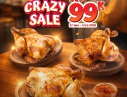 Promo Emados Shawarma Crazy Sale 3 Ekor Ayam Hanya 99 Ribu
