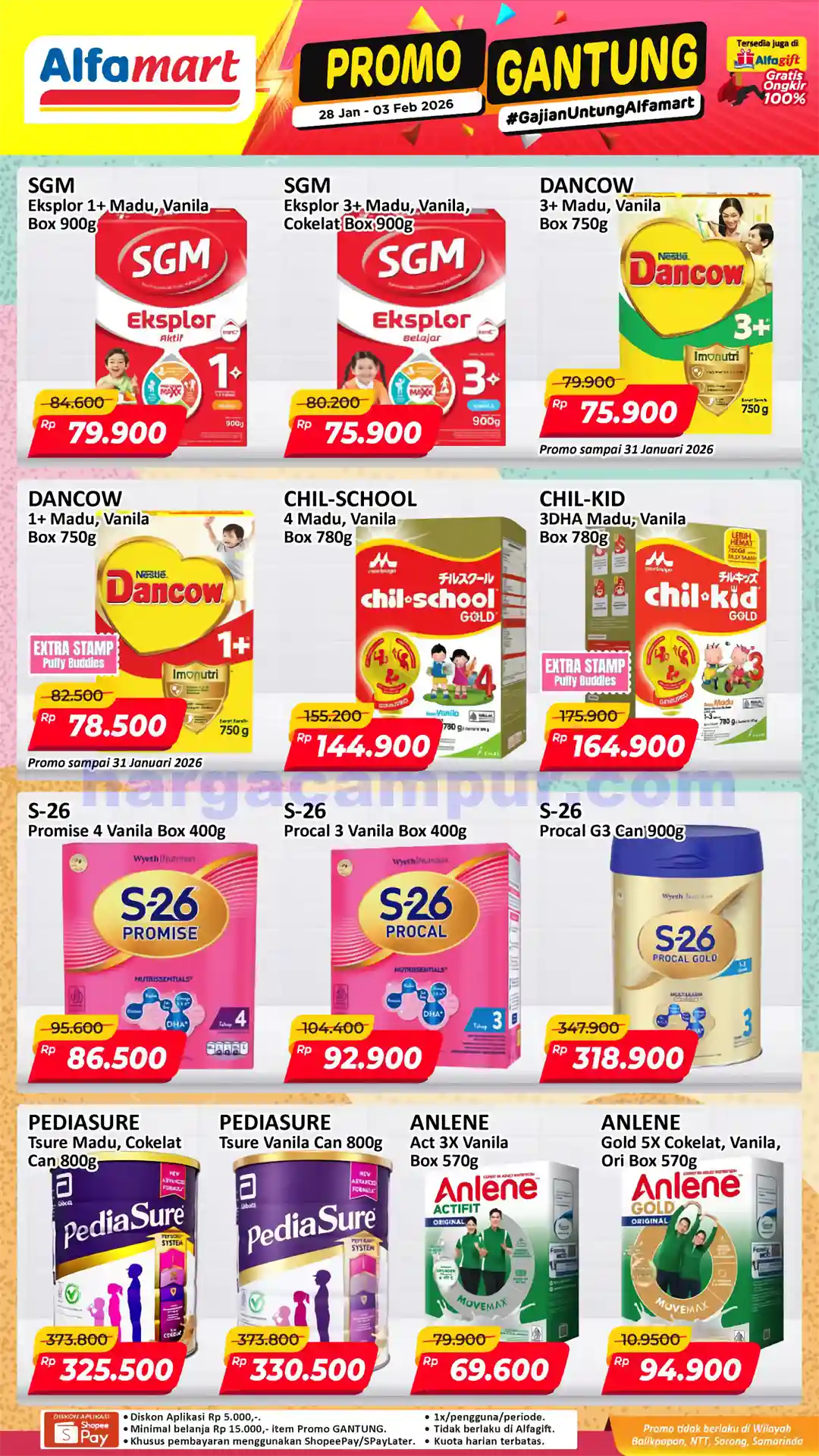 Katalog Promo JSM Alfamart Terbaru 30 Jan - 1 Feb 2026 12 Promo Gantung Alfamart Katalog Terbaru 28 Januari 3 Februari 2026 12