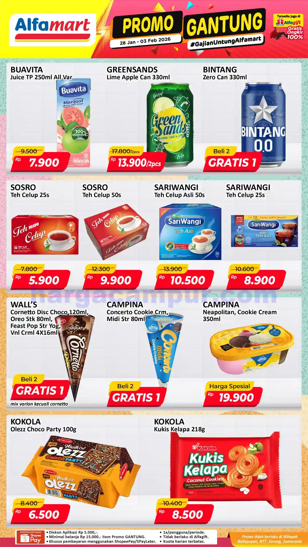 Katalog Promo JSM Alfamart Terbaru 30 Jan - 1 Feb 2026 4 Promo Gantung Alfamart Katalog Terbaru 28 Januari 3 Februari 2026 4