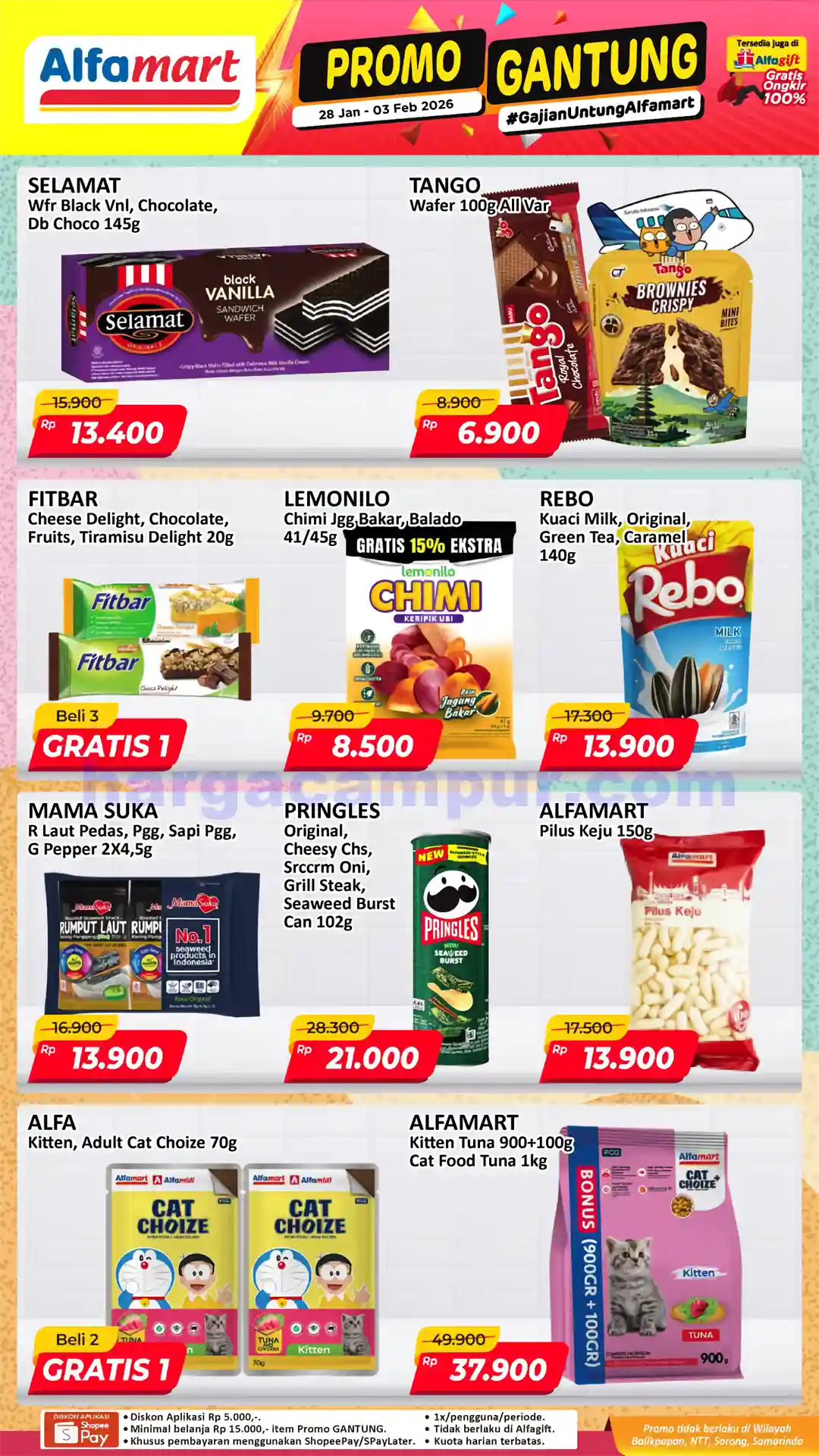 Katalog Promo JSM Alfamart Terbaru 30 Jan - 1 Feb 2026 5 Promo Gantung Alfamart Katalog Terbaru 28 Januari 3 Februari 2026 5