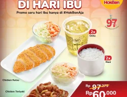 Promo Hokben Spesial Hari Ibu Paket Berdua Hanya 60 Ribu