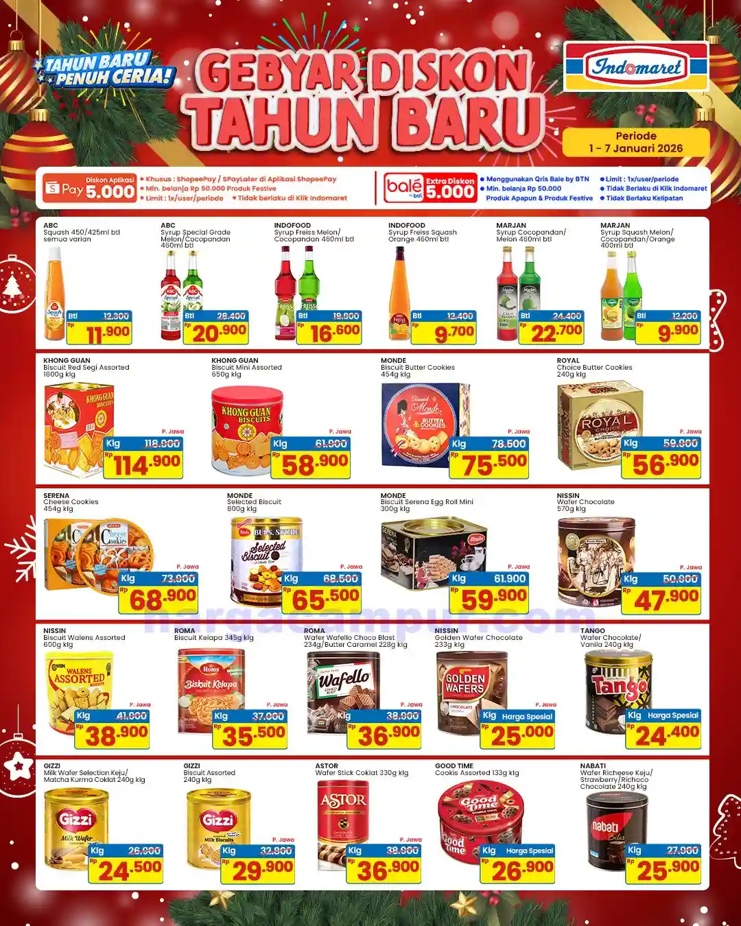Katalog Promo JSM Indomaret Terbaru 2 - 4 Januari 2026 5 Promo Indomaret Gebyar Diskon Tahun Baru 1 7 Januari 2025 2