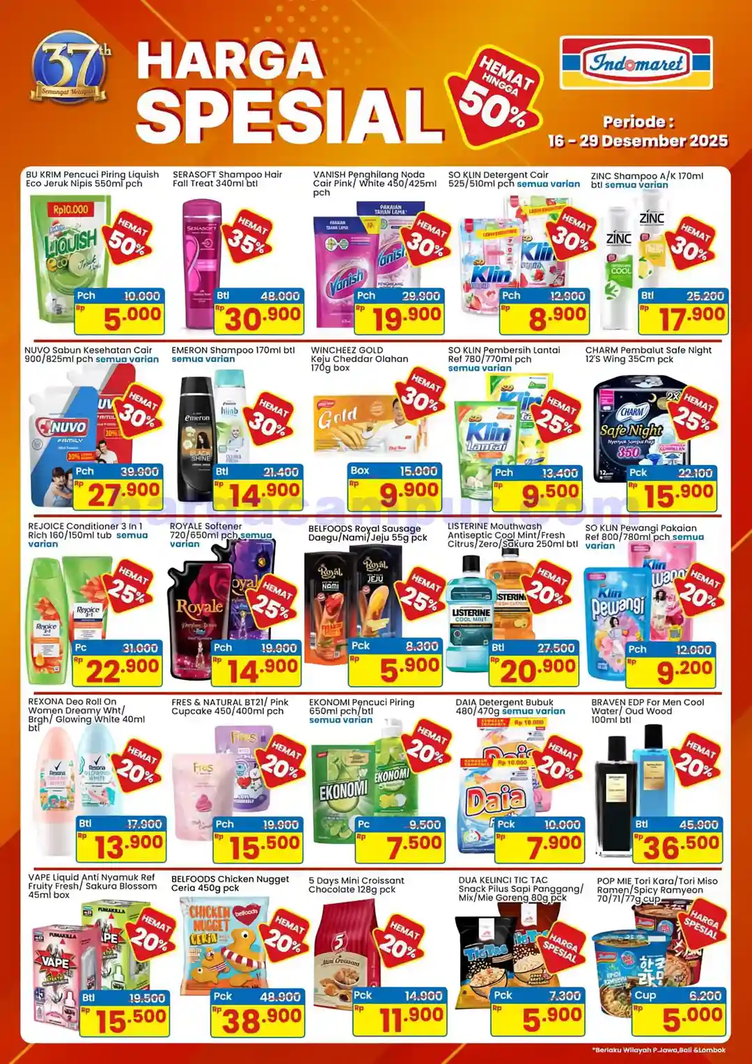 Promo Indomaret Harga Spesial Hemat Hingga 35% Produk Pilihan 1 Promo Indomaret Harga Spesial Hemat 16 29 Desember 2025 1