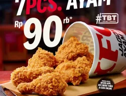 Promo KFC Paket TBT 7 Ayam Goreng Harga Hanya 90Ribu