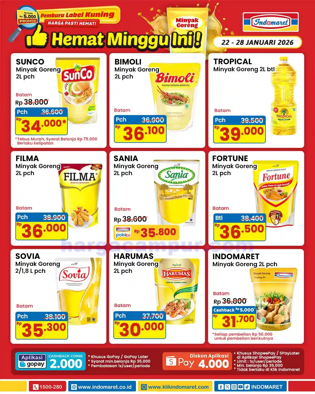 Promo Minyak Goreng Murah Indomaret 5 - 11 Februari 2026 3 Promo Minyak Goreng Murah Indomaret 22 28 Januari 2026 3