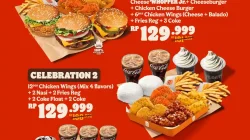 Promo Burger King Celebration Meals Rp129.999, Paket Makan Bareng Mulai 32 Ribuan per Orang