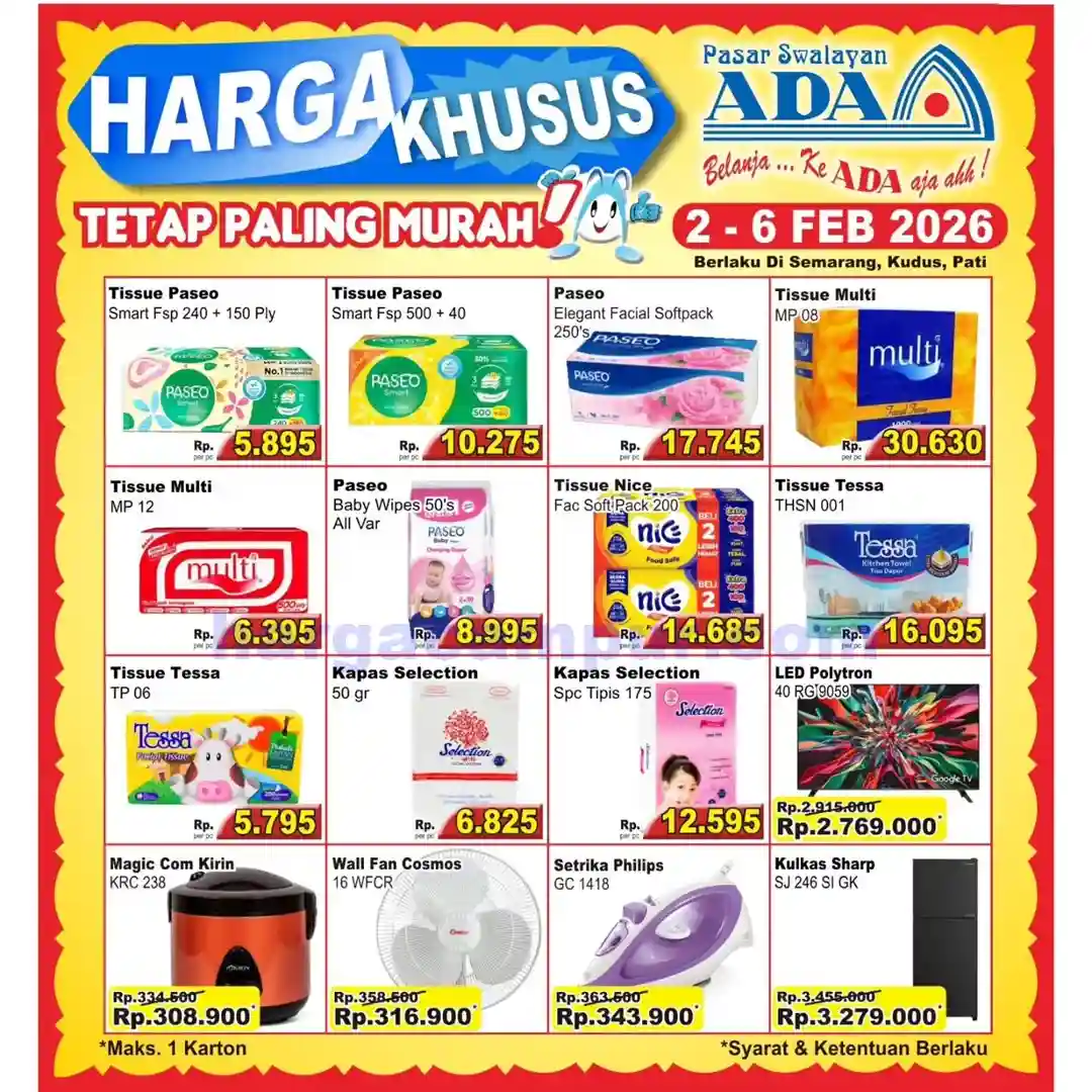 Promo Ada Swalayan Weekend Terbaru 7 - 8 Februari 2026 10 Katalog Promo Ada Swalayan Weekday Terbaru 2 6 Februari 2026 3