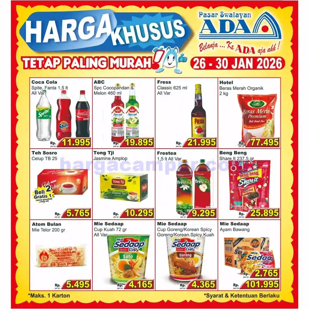 Promo Ada Swalayan Weekend Terbaru 31 Jan - 1 Feb 2026 4 Katalog Promo Ada Swalayan Weekday Terbaru 26 30 Januari 2026 11