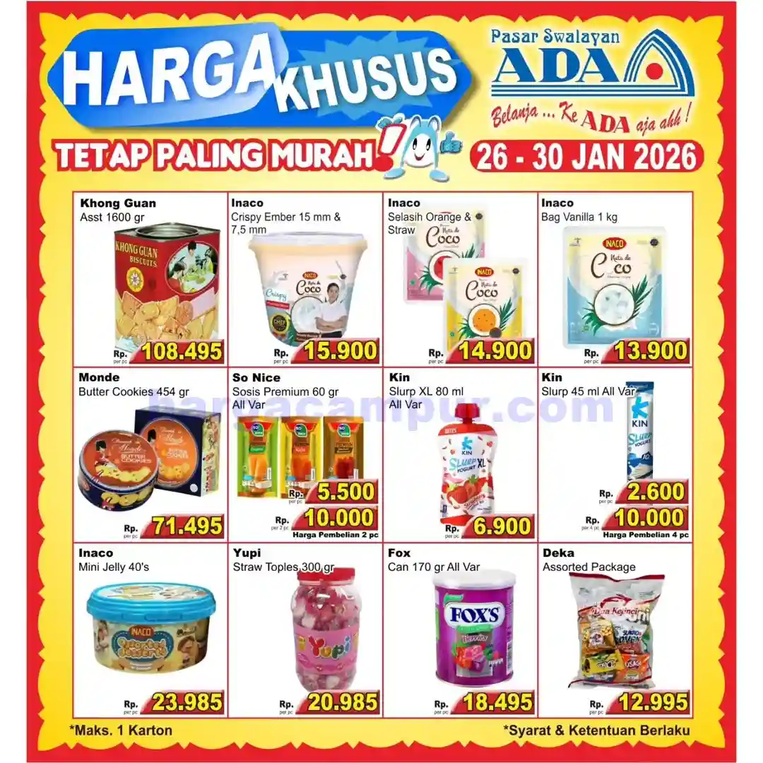 Promo Ada Swalayan Weekend Terbaru 31 Jan - 1 Feb 2026 3 Katalog Promo Ada Swalayan Weekday Terbaru 26 30 Januari 2026 12