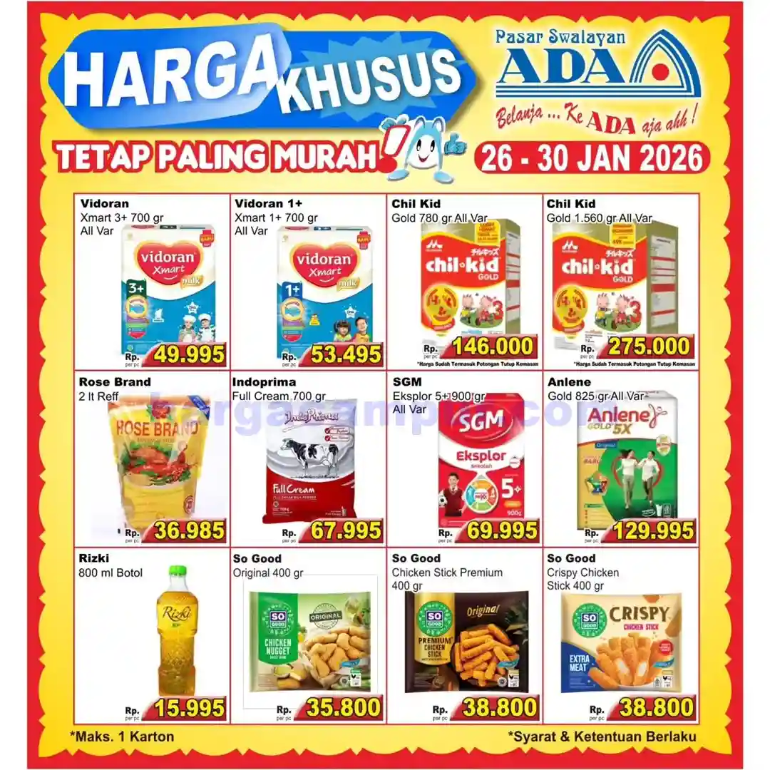 Promo Ada Swalayan Weekend Terbaru 31 Jan - 1 Feb 2026 2 Katalog Promo Ada Swalayan Weekday Terbaru 26 30 Januari 2026 13