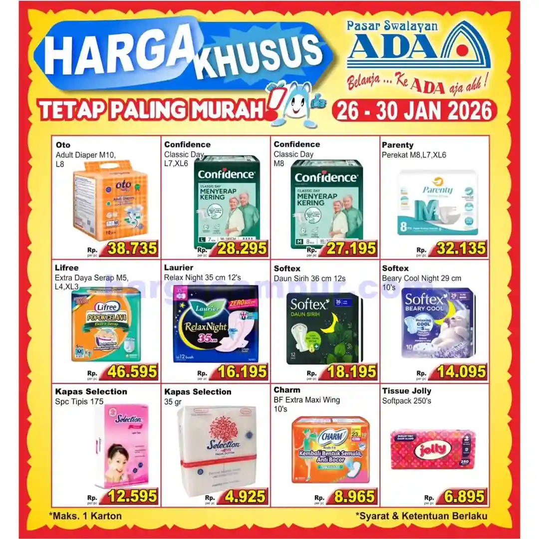 Promo Ada Swalayan Weekend Terbaru 31 Jan - 1 Feb 2026 11 Katalog Promo Ada Swalayan Weekday Terbaru 26 30 Januari 2026 4