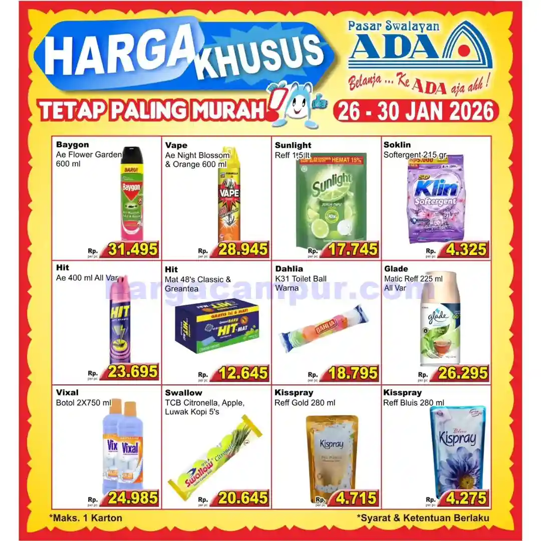 Promo Ada Swalayan Weekend Terbaru 31 Jan - 1 Feb 2026 9 Katalog Promo Ada Swalayan Weekday Terbaru 26 30 Januari 2026 6