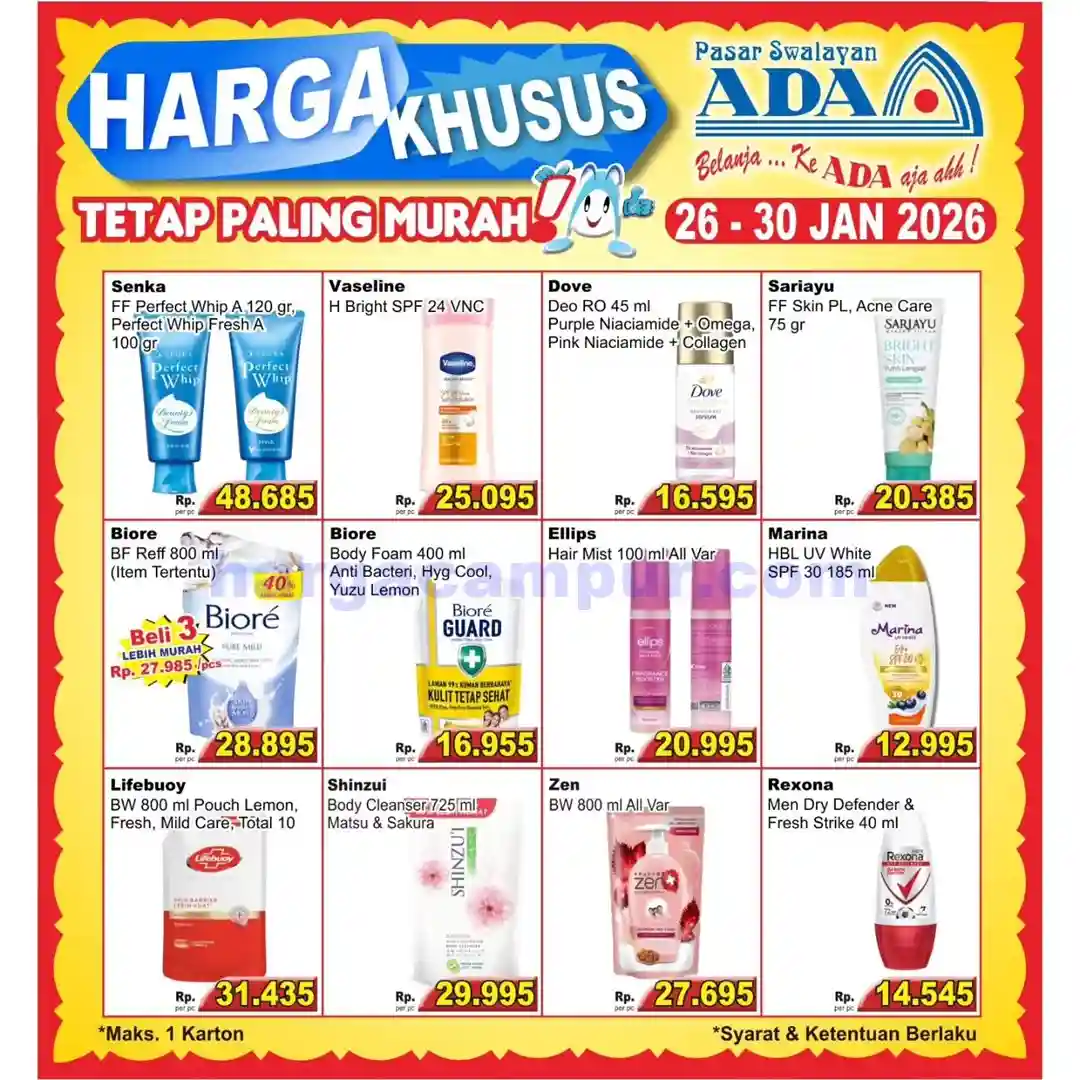 Promo Ada Swalayan Weekend Terbaru 31 Jan - 1 Feb 2026 7 Katalog Promo Ada Swalayan Weekday Terbaru 26 30 Januari 2026 8