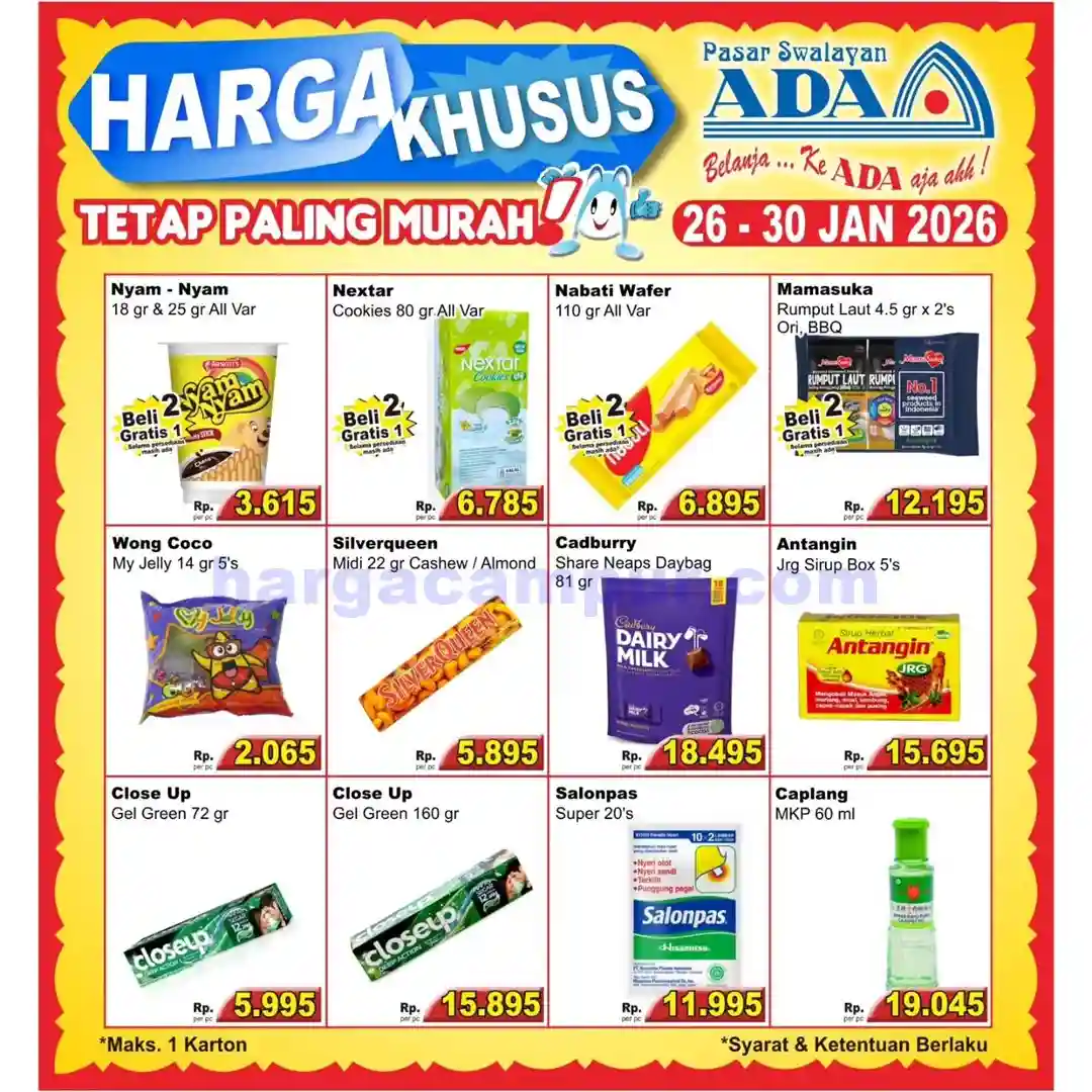 Promo Ada Swalayan Weekend Terbaru 31 Jan - 1 Feb 2026 6 Katalog Promo Ada Swalayan Weekday Terbaru 26 30 Januari 2026 9