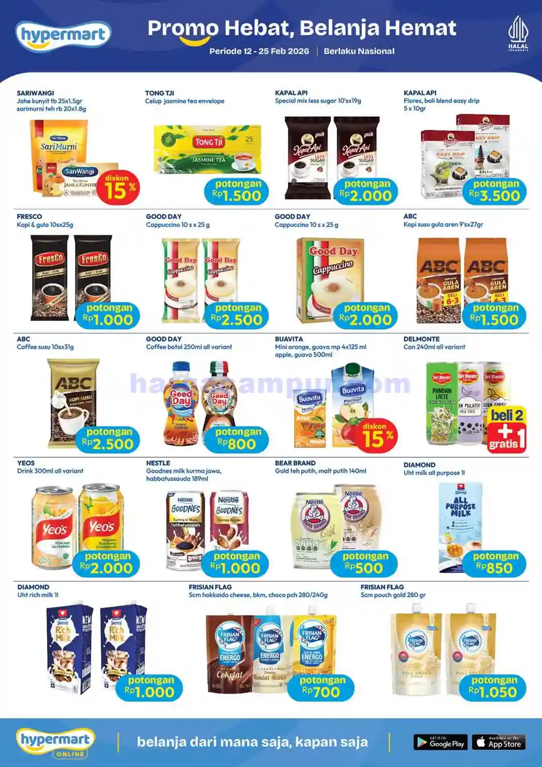 Katalog Promo Hypermart Terbaru 26 Feb - 11 Mar 2026 6 Katalog Promo Hypermart Terbaru 12 25 Februari 2026 6
