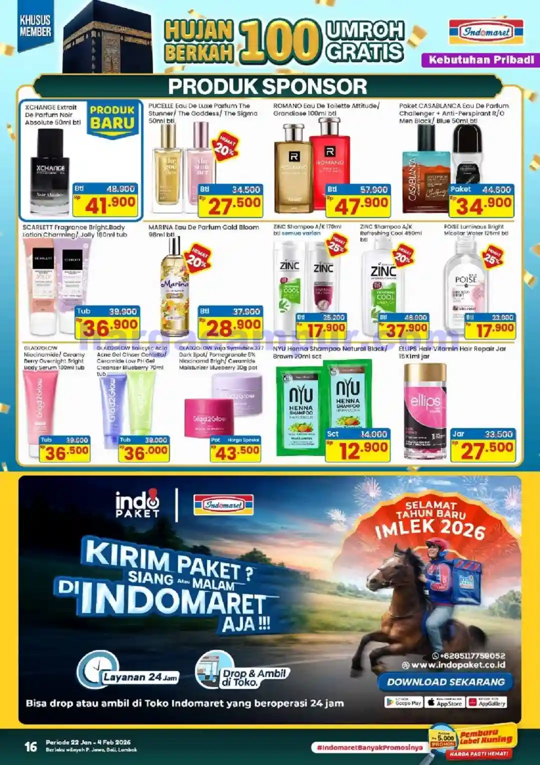 Katalog Indomaret Promo Terbaru 22 - 28 Januari 2026 16 Katalog Promo Indomaret Terbaru 22 Januari 4 Februari 2026 16