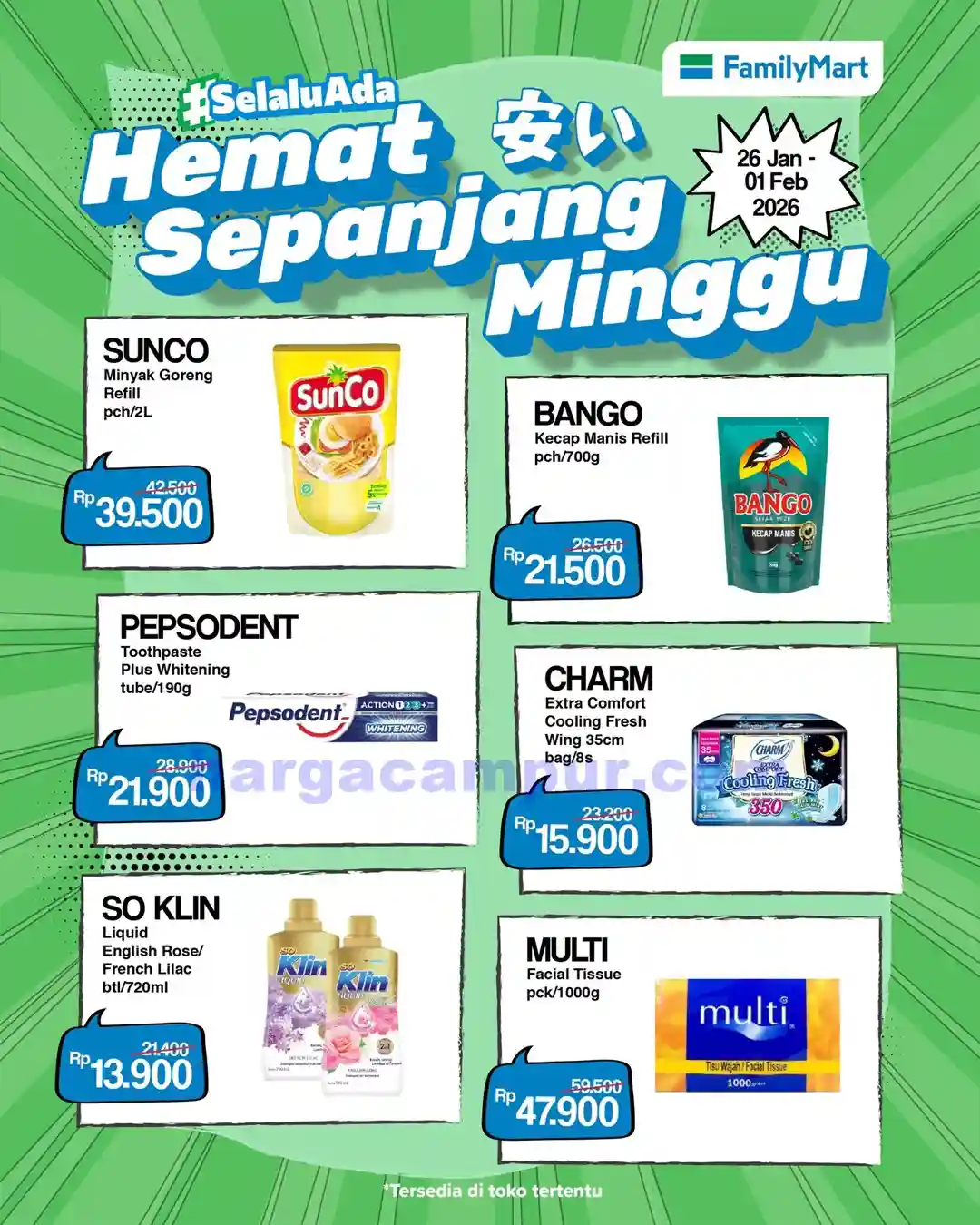 Katalog Promo JSM FamilyMart Terbaru 30 Jan - 1 Feb 2026 3 Katalog Promo JSM FamilyMart Terbaru 26 Januari 1 Februari 2026