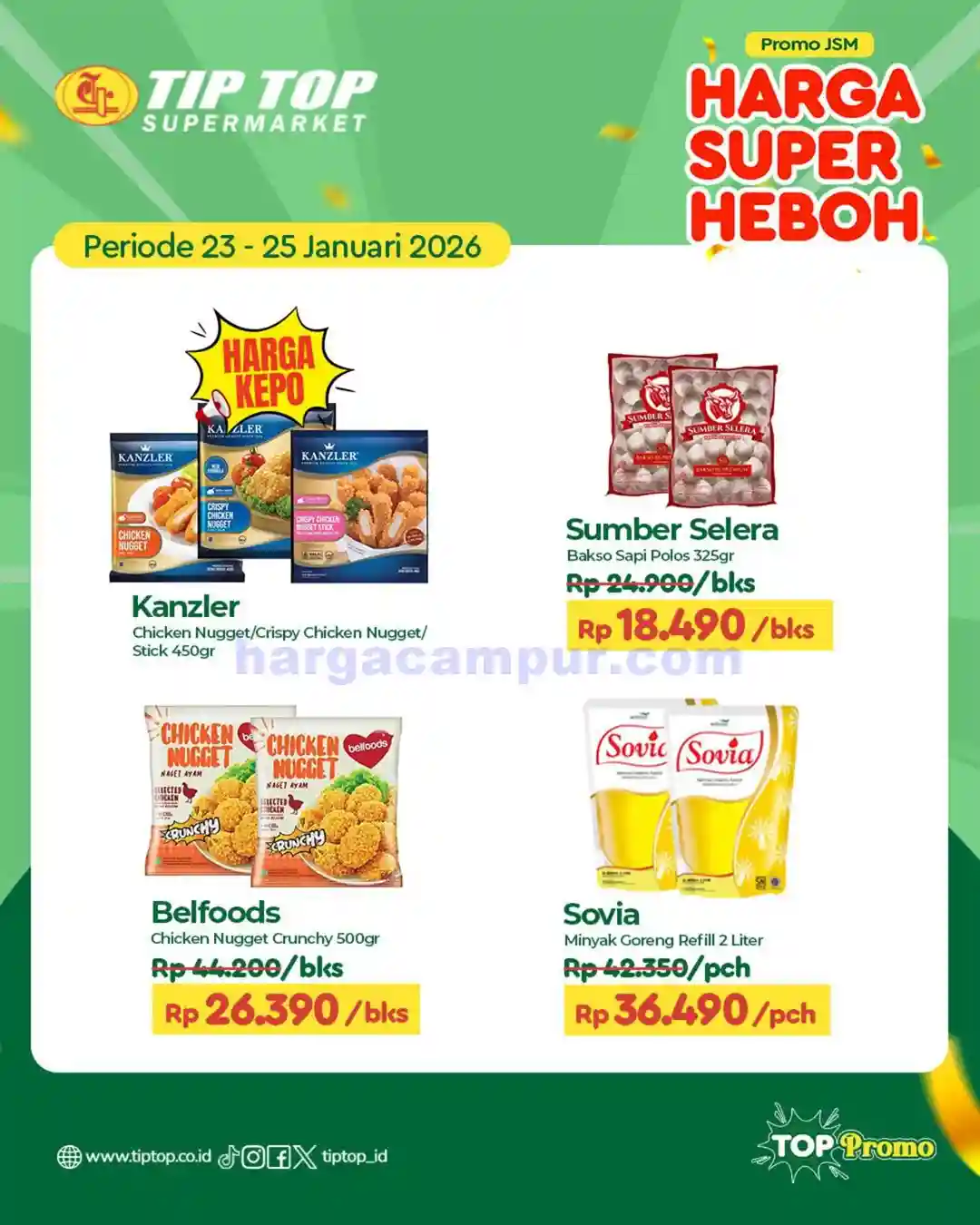 Katalog Promo JSM TIPTOP Swalayan Terbaru 23 - 25 Januari 2026 7 Katalog Promo JSM TIPTOP Swalayan Terbaru 23 25 Januari 2026 1