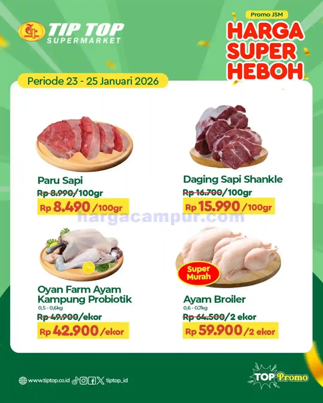 Katalog Promo JSM TIPTOP Swalayan Terbaru 23 - 25 Januari 2026 2 Katalog Promo JSM TIPTOP Swalayan Terbaru 23 25 Januari 2026 6