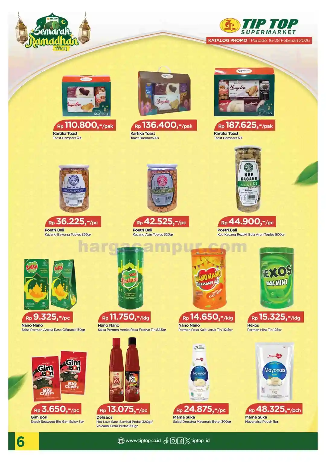 Katalog Promo TIPTOP Swalayan Terbaru 16 - 28 Februari 2026 6 Katalog Promo TIPTOP Swalayan Terbaru 16 28 Februari 2026 6