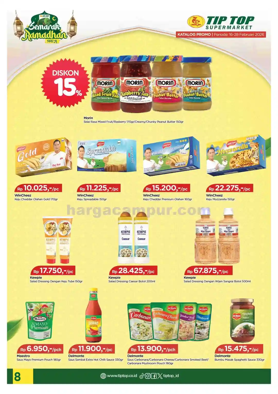 Katalog Promo TIPTOP Swalayan Terbaru 16 - 28 Februari 2026 8 Katalog Promo TIPTOP Swalayan Terbaru 16 28 Februari 2026 8