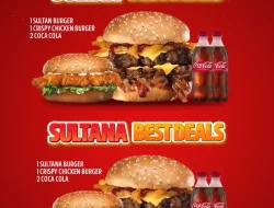 Promo CARL’S JR. Sultan & Sultana Best Deals, Burger Premium Lebih Hemat via Delivery