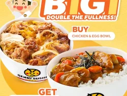 Genki Sushi Hadirkan Promo Beli 1 Gratis 1 Chicken Bowl hingga 18 Januari 2026