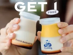 Promo Paris Baguette Buy 1 Get 1 Royal Pudding Original atau Mango