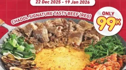 Promo Chadol Gujeolpan Capricorn Chadol Signature Tasty Beef Rp 99.000 5 Promo Chadol Gujeolpan Capricorn Chadol Signature Tasty Beef Regular hanya Rp 99.000 khusus zodiak Capricorn