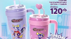 Promo Chatime Tumbler The Powerpuff Girls Holiday Heroes Hanya Rp115.000