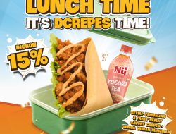 Promo Dcrepes Lunch Time Diskon 15% Terbaru Mei 2026