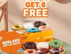 Promo Dunkin Payday Akhir Bulan Beli 6 Gratis 6 Donuts