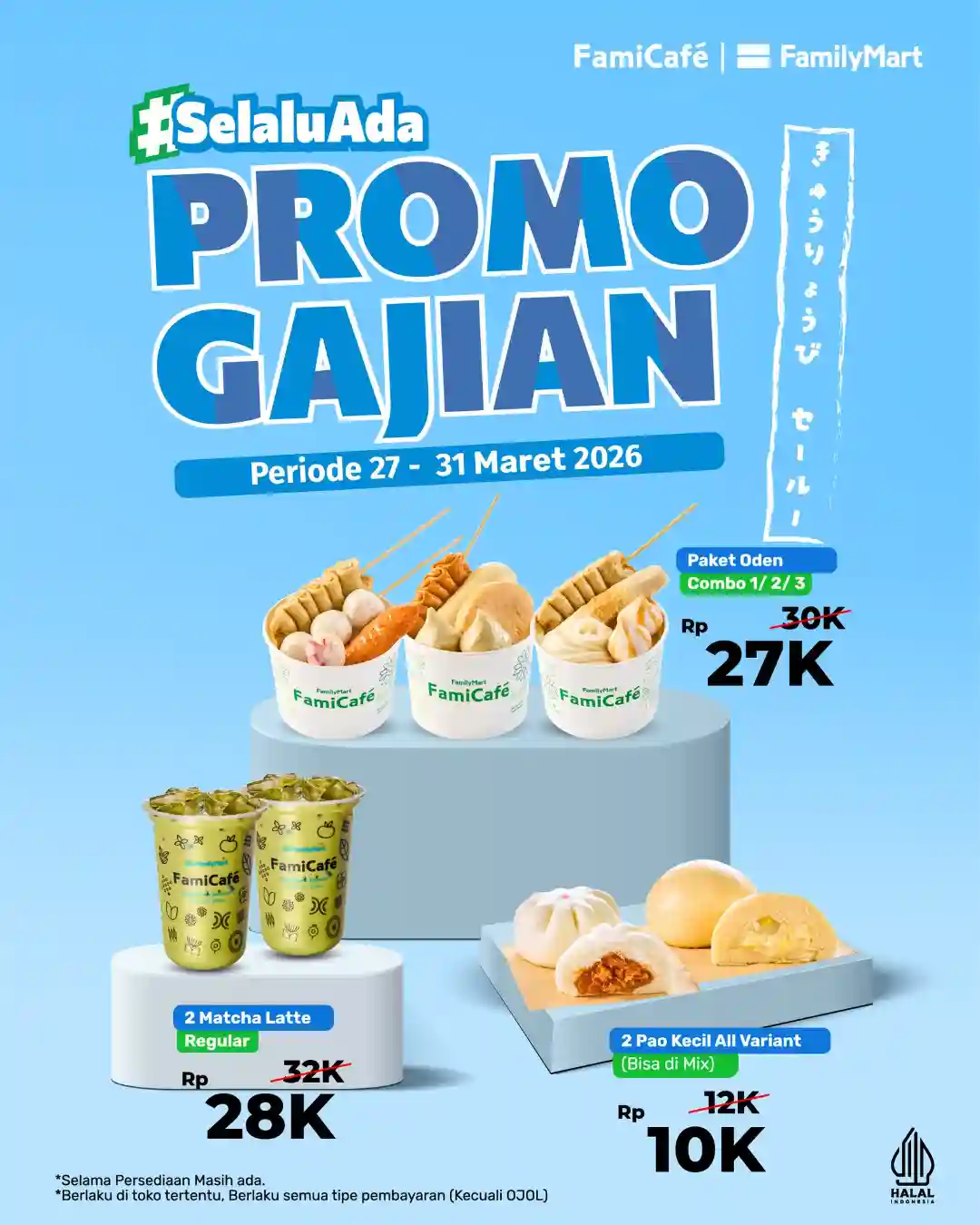 Promo FamilyMart Gajian 27 – 31 Maret 2026, Jajan Hemat Momen Payday 1 Promo FamilyMart Gajian 27 – 31 Maret 2026