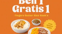 Promo Fingers Butter Rice Beli 1 Gratis 1, Pesan via GoFood Lebih Untung 2 Promo Fingers Butter Rice Beli 1 Gratis 1 dengan bonus Value Chicken Nasi Putih 2