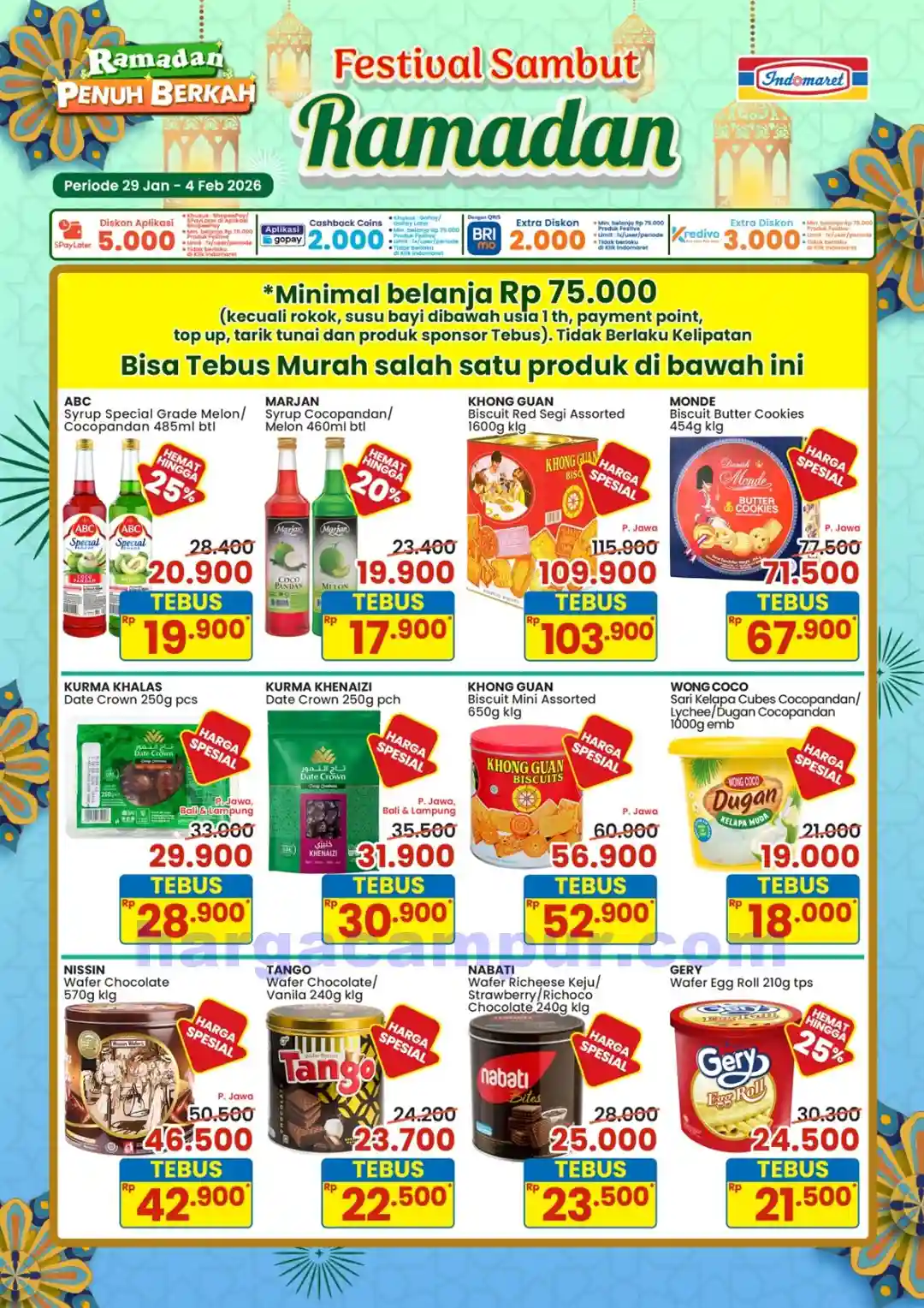 Katalog Promo JSM Indomaret Terbaru 30 Jan - 1 Feb 2026 7 Promo Indomaret Festival Sambut Ramadan 29 Januari 4 Februari 2026 3